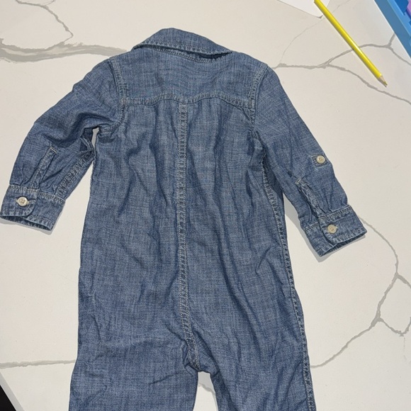 Baby Gap Denim Jumpsuit 12-18M - Picture 3 of 3